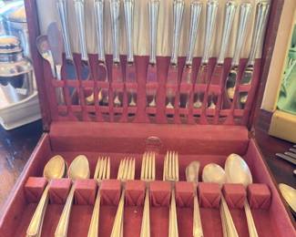 75-piece Westmoreland silver set 