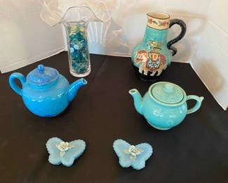 Turquoise Colored Decor