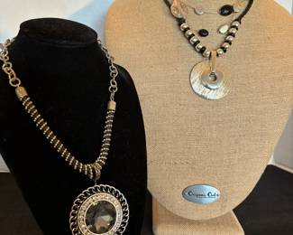 Silver Black Necklaces