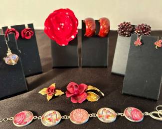 Vintage Gerrito Rose Brooch,