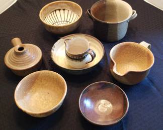 Small Pottery Serving Pieces 