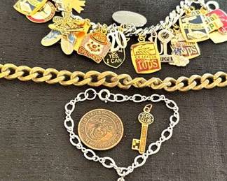 Vintage Tops Charm Bracelet
