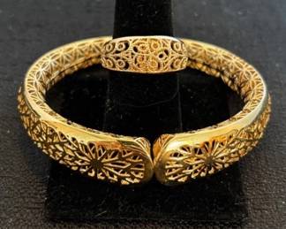 Filigrana Italia Bangle Ring  Like New