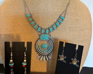 Southwest Style Jewelry, Sterling Frogs