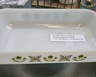 VINTAGE ANCHOR HOCKING DISH