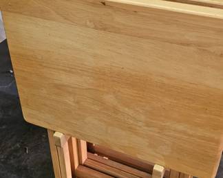 WOODEN TV TRAYS