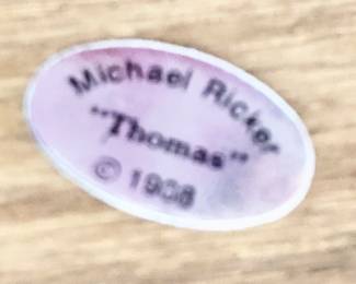 Michael Ricker Pewter Figurines, Michael Ricker PEWTER FIGURINES Includes COA (Certificate of Casting) from RICKER-BARTLETT CASTING STUDIO