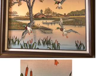 Several H Hargrove Paintings - mostly Ducks / Wiildlife