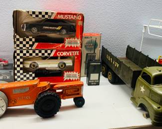 Vintage Metal Tractor 