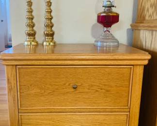 Oak  End Table / Nightstand