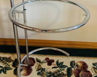 Stainless Steel / Glass End Table