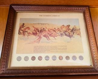 Framed Western Coins