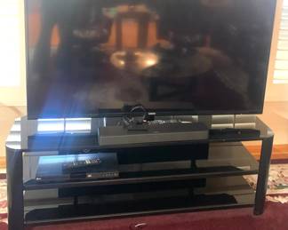 Glass Media Table