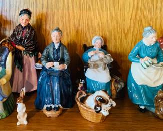 Royal Doulton Old Lady Figurines