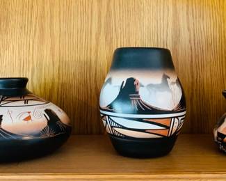 Native American Signed Pottery