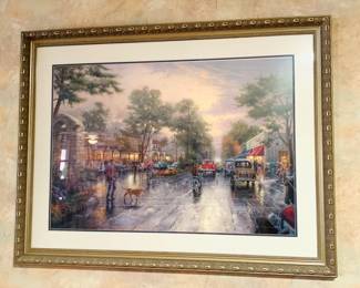 Carmel Sunset on Ocean Avenue by Thomas Kinkade