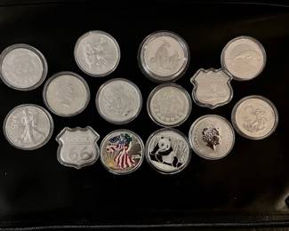 1 oz Silver Rounds $40 Each