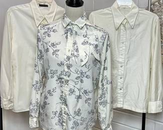 Vintage Long Sleeve Button-up Blouses - Kooper, Haberdashery & Unbranded