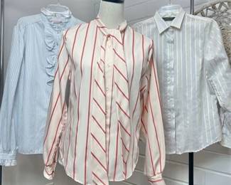 Vintage Long Sleeve Button-up Blouses - Cobbleland, Laura Mae and Unbranded