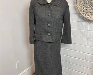 Vintage Unbranded Jacket and Skirt Two Piece Suit Set