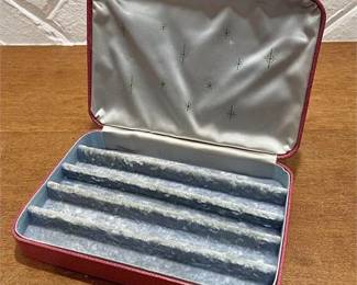 Mid Century Farrington Texol Jewelry Travel Case