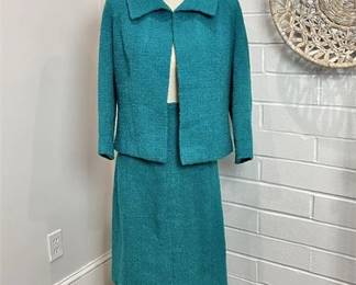 Vintage Donegal Tweed Jacket and Skirt Two Piece Suit Set