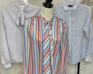 Vintage Long Sleeve Button-up Blouses - Land’s End, Cattleberry & Unbranded