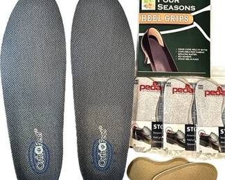 OrthoFeet Women’s Size 10.5 Insoles with Heel Grips