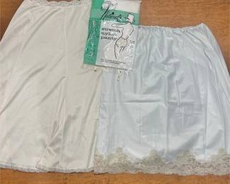 Vintage National's Stretch Nylon Panties with Two Skirt Slips