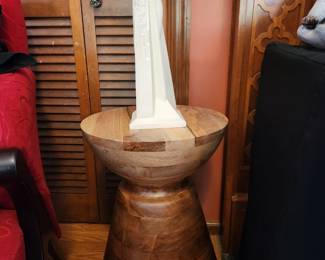 Pier 1 Wooden Side Table