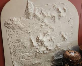 Topography art of San Fransisco