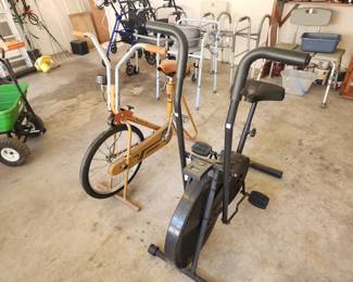 Vintage exercise bikes