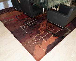Decorative floor rug