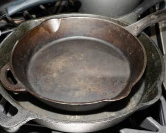 Cast iron pans