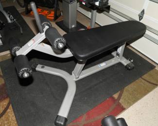 Bench with accessory pieces