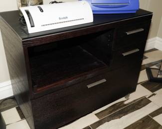 There are three file cabinets available-in different shapes and sizes