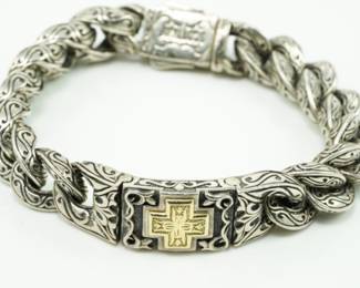 Scott Kay 18k & sterling Unkaged bracelet