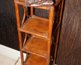 Bamboo shelving unit