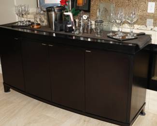 Dark wood buffet