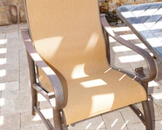 These Mallin chairs are in great condition-6 available with the patio table