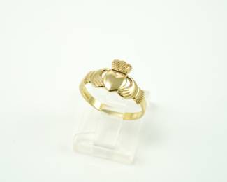 14k Claddagh ring-there are 3 14k Claddagh rings available for sale- in all different sizes. 