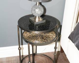 Mosaic nesting tables x 3 throughout the home and casita