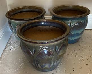 Three porcelain vases