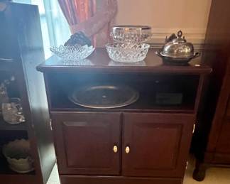 Wood Cabinet- $80