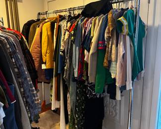 Vintage and mid lux clothing for women size xs to L. $5 each

Includes big bud press, Mara Hoffman, Tory Burch, Everlane some new with tags
