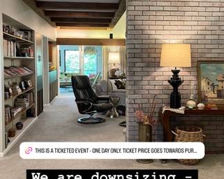 Stressless Chairs from 2015 - $600 each

Lamps starting at $40