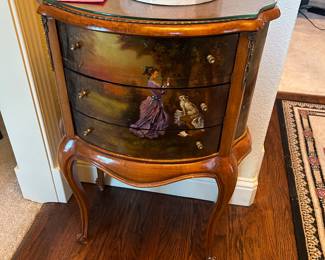 3 drawer hand painted chest