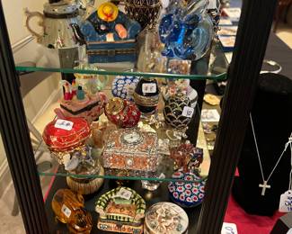 Limoge boxes and paper weights