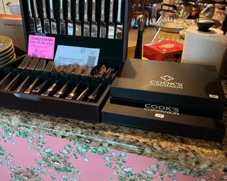 Cooks steak knives, set of stainless in box, brand new never been used!!