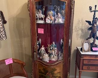 Ornate hand painted curio made in Italy!